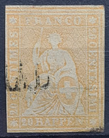 SWITZERLAND 1858 - Canceled - Sc# 39 - Usados