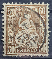 SWITZERLAND 1862 - Canceled - Sc# 48 - Used Stamps