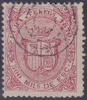 1870-78 CUBA SPAIN ESPAÑA 1870 500mls TELEGRAPH TELEGRAFOS USED RARE. - Telegrafo