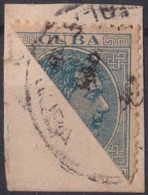 1884-314 CUBA SPAIN ESPAÑA 1884 10c BICEPTO. - Prephilately