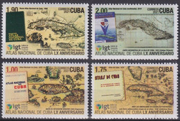 2021.4 CUBA MNH 2021 40 ANIV ATLAS NACIONAL MAP. - Ungebraucht