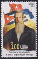 2021.10 CUBA MNH 2021 200th ANIV FRANCISCO VICENTE AGUILERA FLAG INDEPENDENCE. BLOCK 4. - Ongebruikt