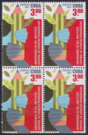 2021.11 CUBA MNH 2021 INSTITUTO CIENCIAS PEDAGOGICAS THEATER INSTRUCTION. BLOCK 4. - Nuevos