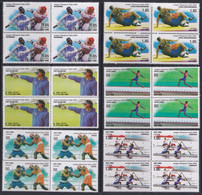 2021.25 CUBA MNH 2021 TOKIO OLYMPIC GAMES JUDO BOXING SHUTTING. BLOCK 4. - Ungebraucht