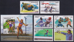 2021.26 CUBA MNH 2021 TOKIO OLYMPIC GAMES JUDO BOXING SHUTTING. BLOCK 4. - Unused Stamps