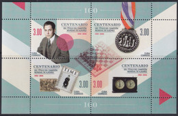 2021.33 CUBA MNH 2021 SPECIAL SHEET CENT OF WORD CHESS CHAMPIONSHIP JOSE RAUL CAPABLANCA. - Ungebraucht