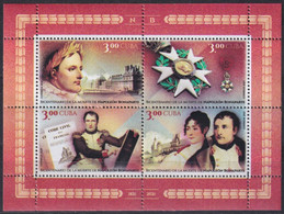 2021.35 CUBA MNH 2021 SPECIAL SHEET 200th ANIV DEATH NAPOLEON BONAPARTE FRANCE. - Unused Stamps