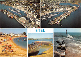 Delcampe - CPM - 56 - ETEL - Le Port, La Plage Et La "Barre D'Etel" - Etel