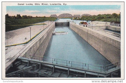 Kentucky Louisville Canal Locks On The Ohio River - Louisville