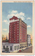 Illinois Springfield Hotel St Nicholas 1954 Curteich - Springfield – Illinois