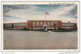 Wyoming Rock Springs High School Curteich - Rock Springs