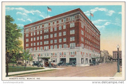 Indiana Muncie Hotel Roberts Curteich - Muncie