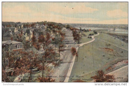 Maine Portland Western Promenade From Top Of Maine General Hospital 1909 - Portland