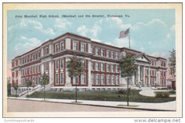 Virginia Richmond John Marshall High School Marshall And 8th Streets - Richmond