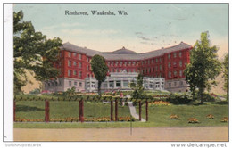 Wisconsin Waukesha Resthaven Sanitarium 1913 - Waukesha