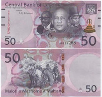 Lesotho 50 Maloti 2021 UNC - Lesotho