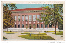 Michigan Ann Arbor Library University Of Michigan 1933 - Ann Arbor