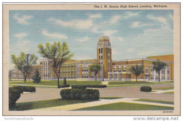 Michigan Lansing J W Sexton High School Curteich - Lansing