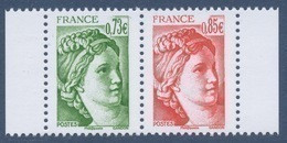 N° 5183 Et 5184 Issu Du Carnet 40 Ans Sabine De Gandon Bloc De 2,  Valeur Faciale 0,73 Et 0,85 € - Unused Stamps