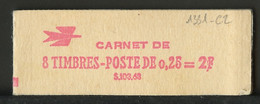 France - Frankreich Carnet 1962-65 Y&T N°CUC1331-C2 - Michel N°MH1384*8 *** - 25c Coq De Décaris "Calberson Horizontal" - Modernes : 1959-...