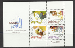 Portugal 1977 - Permanent Education S/S MNH - Unused Stamps