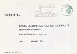 BELGIUM. POSTMARK RONQUIERE - Sonstige & Ohne Zuordnung