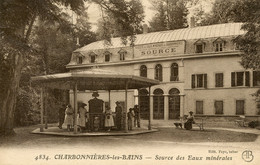 11014 Cpa 69 Charbonnières Les Bains - Source Des Eaux Minérales - Charbonniere Les Bains