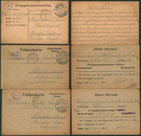 Guerre 14-18 - Lot De 7 Feldpostkarte Du Camp De Soltau (1916-18) + Censure Circulaire Avec N° > Flémalle - Prisioneros