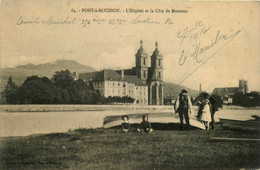 Pont à Mousson * L'hôpital Et La Côte De Mousson * Villageois * Cachet 356ème Régiment - Pont A Mousson