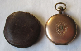 Elegante Savonette Taschenuhr Geneva Watch Case Co. Mit Etui Um 1910 (129464) - Montres Gousset