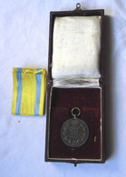 Sachsen Friedrich August Medaille Bronze Im Originaletui (109546) - Allemagne