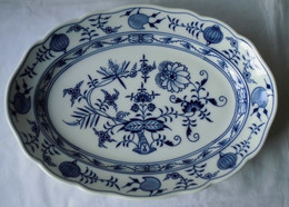 Meissen Porzellan Zwiebelmuster Schöne Große Beilagenplatte 36 Cm (117908) - Altri & Non Classificati