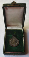 Sachsen Friedrich August Medaille Silber Im Originaletui (129088) - Duitsland