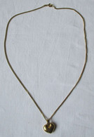 Charmante Kette Aus 333er Gold Mit Herzförmigem Anhänger (121255) - Halsketten