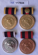 4 X DDR Medaille Für Treue Dienste Freiwillige Feuerwehr (117924) - GDR