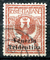 Z3160 ITALIA TERRE REDENTE Trentino-Alto Adige 1918, 2 C., Usato, Sassone 20, Valore Catalogo € 50, Ottime Condizioni - Trentin