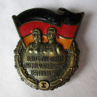 DDR Sportleistungsabzeichen "Bereit Zur Arbeit ..." Stufe 1, 51 Mm (119419) - DDR