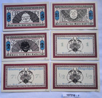 6 X Notgeld Stadt Altenburg, 1/2 Bis 7 1/2 "Skatgroschen" 1921 (107216) - Non Classés