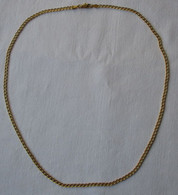 Elegant Schlichte Kette Aus 333er Gold Gliederkette Länge 51 Cm (103371) - Kettingen