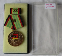 Medaille Für Treue Dienste In Den Grenztruppen Der DDR Gold F. 20 Jahre (153910) - GDR