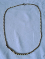 Hübsche Geflochtene Damen Halskette 333er Gold Länge 44 Cm (120705) - Necklaces/Chains