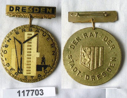 Seltene DDR Medaille Dresden "Den Erbauern Der Stadt" (117703) - DDR