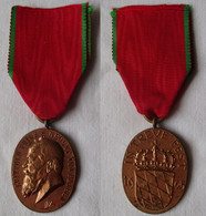 Orden Bayern Prinzregent Luitpold Medaille In Bronze Am Band (115395) - Deutsches Reich