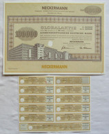 100000 DM Aktie Neckermann Versand Kommanditgesellschaft Frankfurt 1972 (135042) - Trasporti