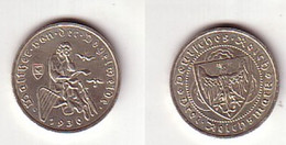 Silber Münze 3 Mark Walter Von Der Vogelweide 1930 A - Altri & Non Classificati