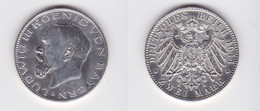 2 Mark Silber Münze Bayern König Ludwig III 1914 (131011) - 2, 3 & 5 Mark Argent