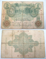 Banknote 50 Reichsmark 8.6.1907 Rosenberg. Nr.29 (BN1561) - Sonstige & Ohne Zuordnung