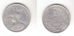1 Rupie Silber Münze Deutsch Ost Afrika 1913 J (115071) - África Oriental Alemana