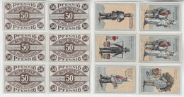 6 X 50 Pfennig Banknoten Notgeld Hamburg Alte Diele 1921 (110290) - Zonder Classificatie