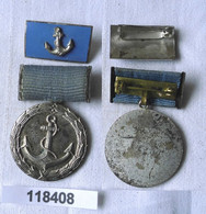 DDR Medaille Für Treue Dienste In Der Binnenschifffahrt In Silber (118408) - GDR